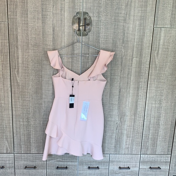 BCBG MAXAZRIA Malik Asymmetrical Ruffle Dress - Picture 9 of 15